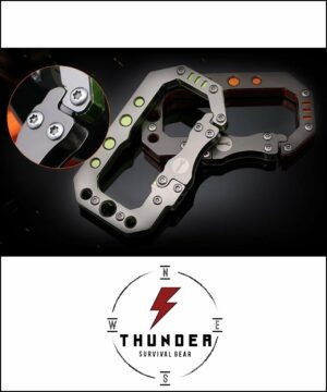 EDC Survival Carabiner HEAVY DUTY Keychain