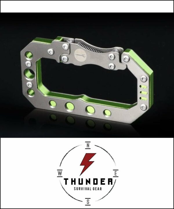 EDC Survival Carabiner HEAVY DUTY Keychain - Image 4