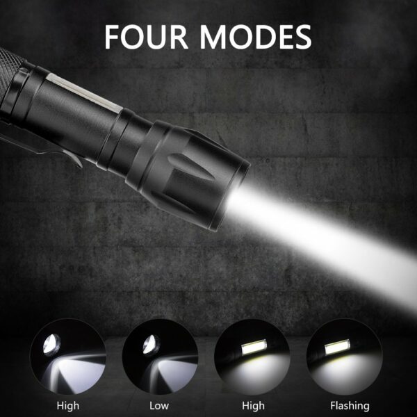 Tactical Flashlight (Pocket Size) LED - Image 2